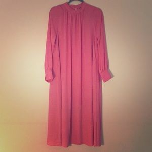 Pink Flared Tent Dress